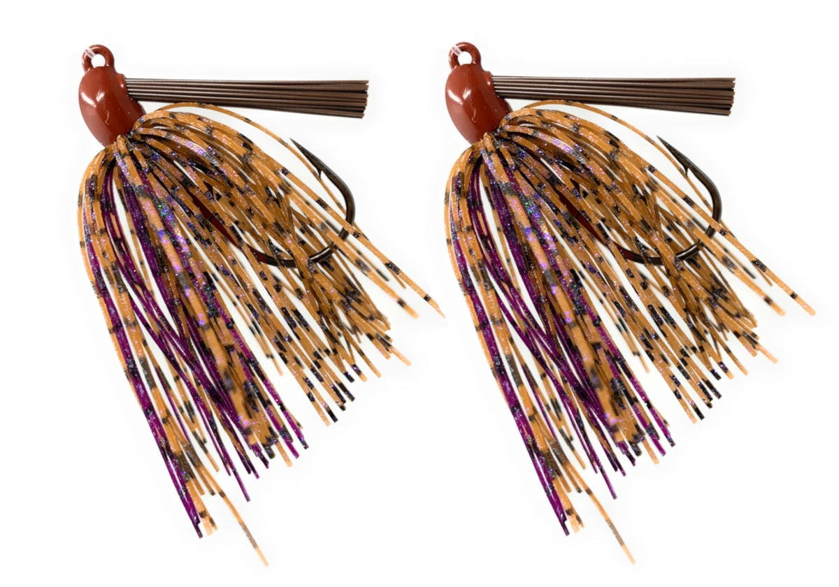 Fishing Lures Reaction Tackle Tungsten Swim Jigs (2-Pack) PB&amp;J / 1/4 oz (2-pack) Reaction Tackle Tungsten Swim Jigs – Pescador Fishing Supply
