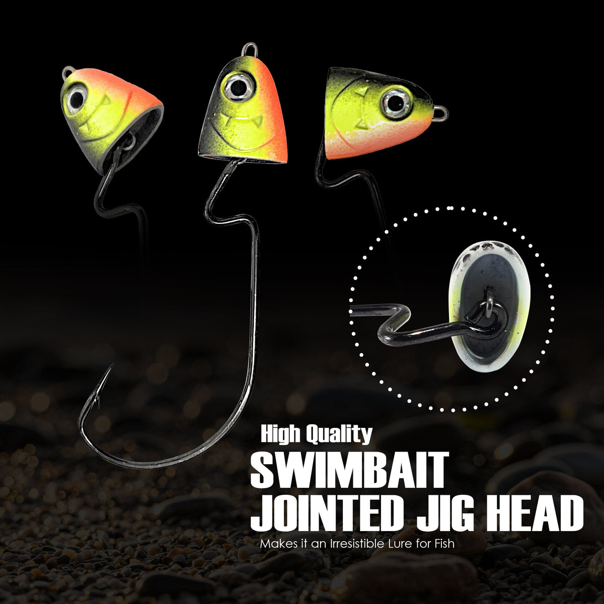 Jig Head Reaction Tackle Tungsten Swing Swimbait Jig Heads 3-Pack Tungsten Swing Swimbait Jig Heads – Pescador Fishing Supply