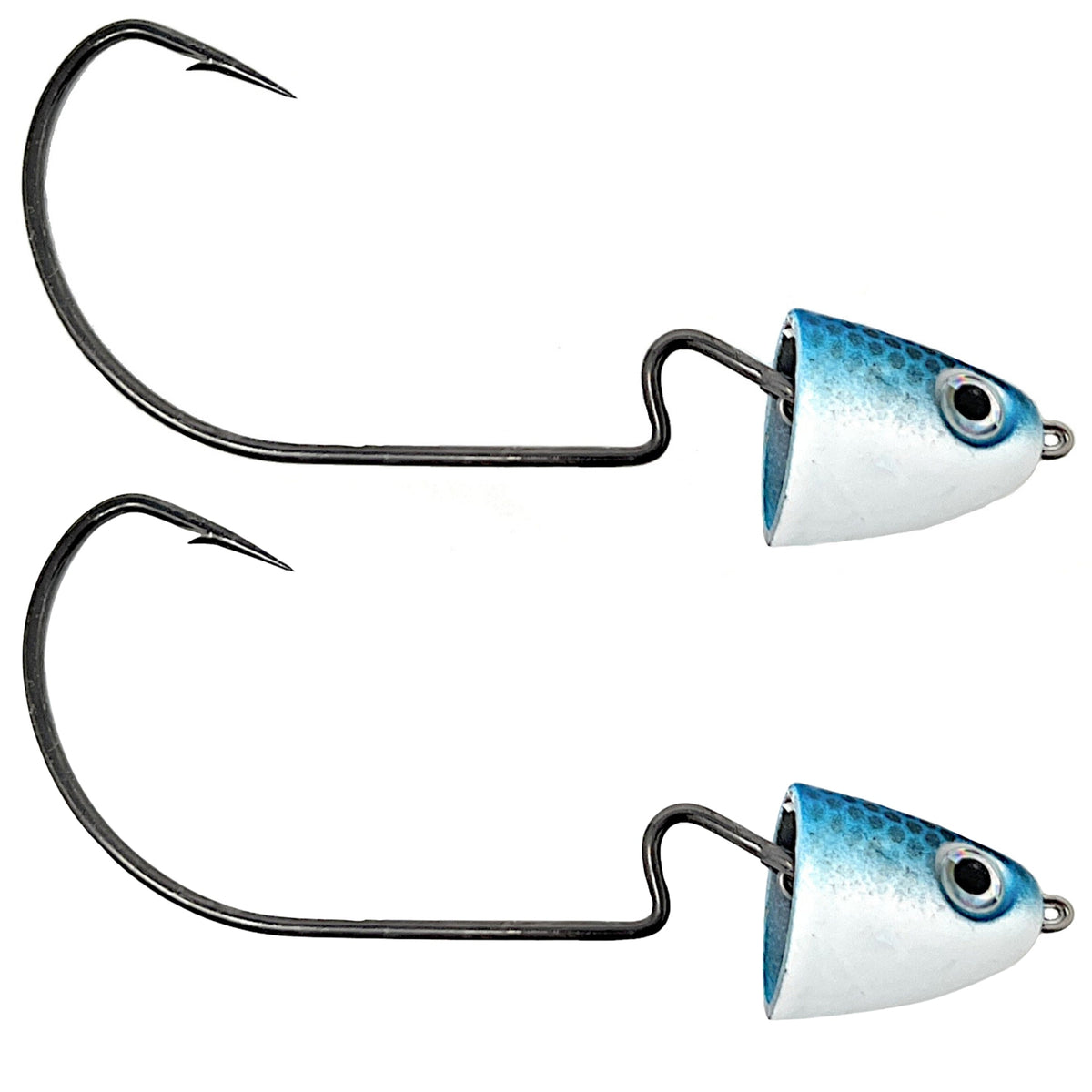 Jig Head Reaction Tackle Tungsten Swing Swimbait Jig Heads 3-Pack Blue Gizzard / 1/4oz 3 per pack Tungsten Swing Swimbait Jig Heads – Pescador Fishing Supply