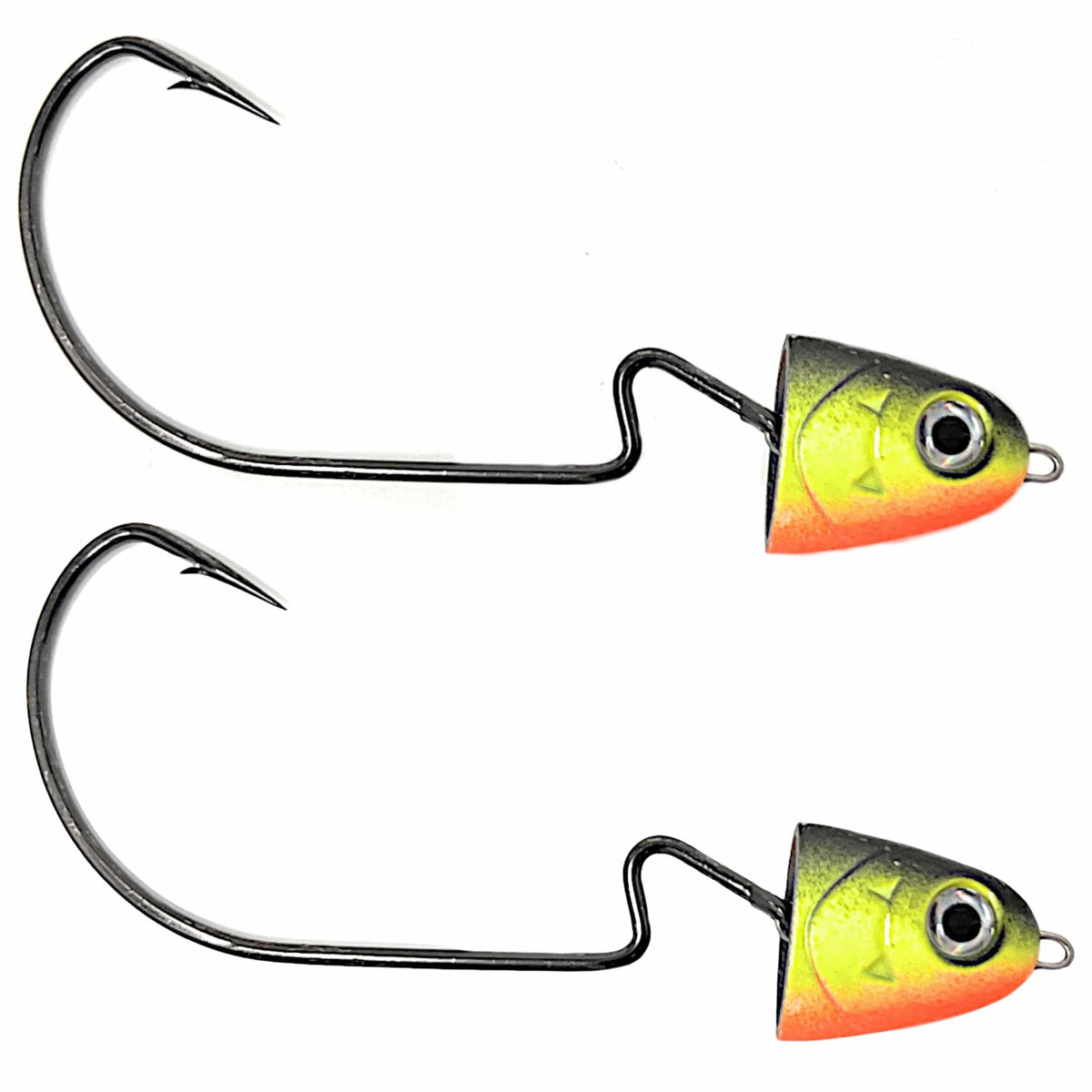 Jig Head Reaction Tackle Tungsten Swing Swimbait Jig Heads 3-Pack Hot Shad / 1/4oz 3 per pack Tungsten Swing Swimbait Jig Heads – Pescador Fishing Supply