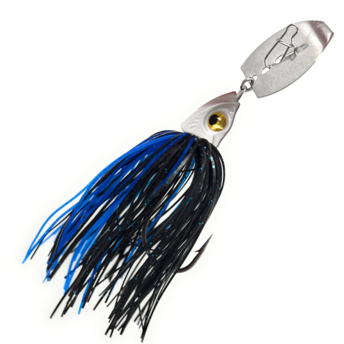 Bladed Jigs Reaction Tackle Tungsten Vibrating Bladed Swim Jigs (2-Pack) Black/blue / 3/8 oz (2-pack) Reaction Tackle Bladed Swim Jigs (2-Pack) – Pescador Fishing Supply