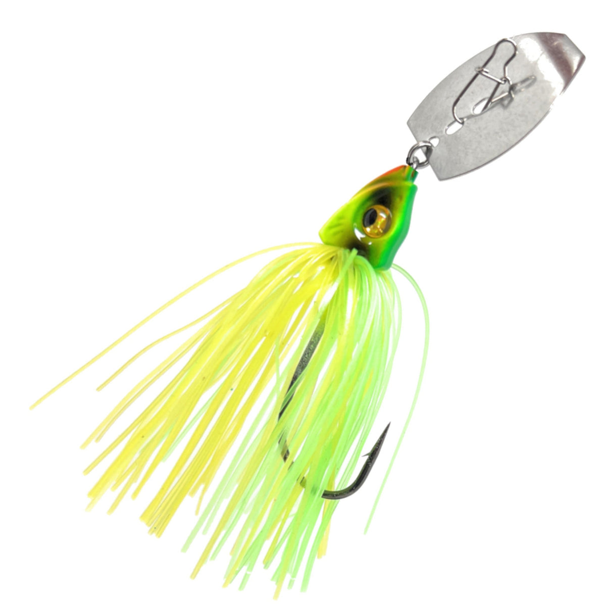 Bladed Jigs Reaction Tackle Tungsten Vibrating Bladed Swim Jigs (2-Pack) Chartreuse Tiger / 3/8 oz (2-pack) Reaction Tackle Bladed Swim Jigs (2-Pack) – Pescador Fishing Supply