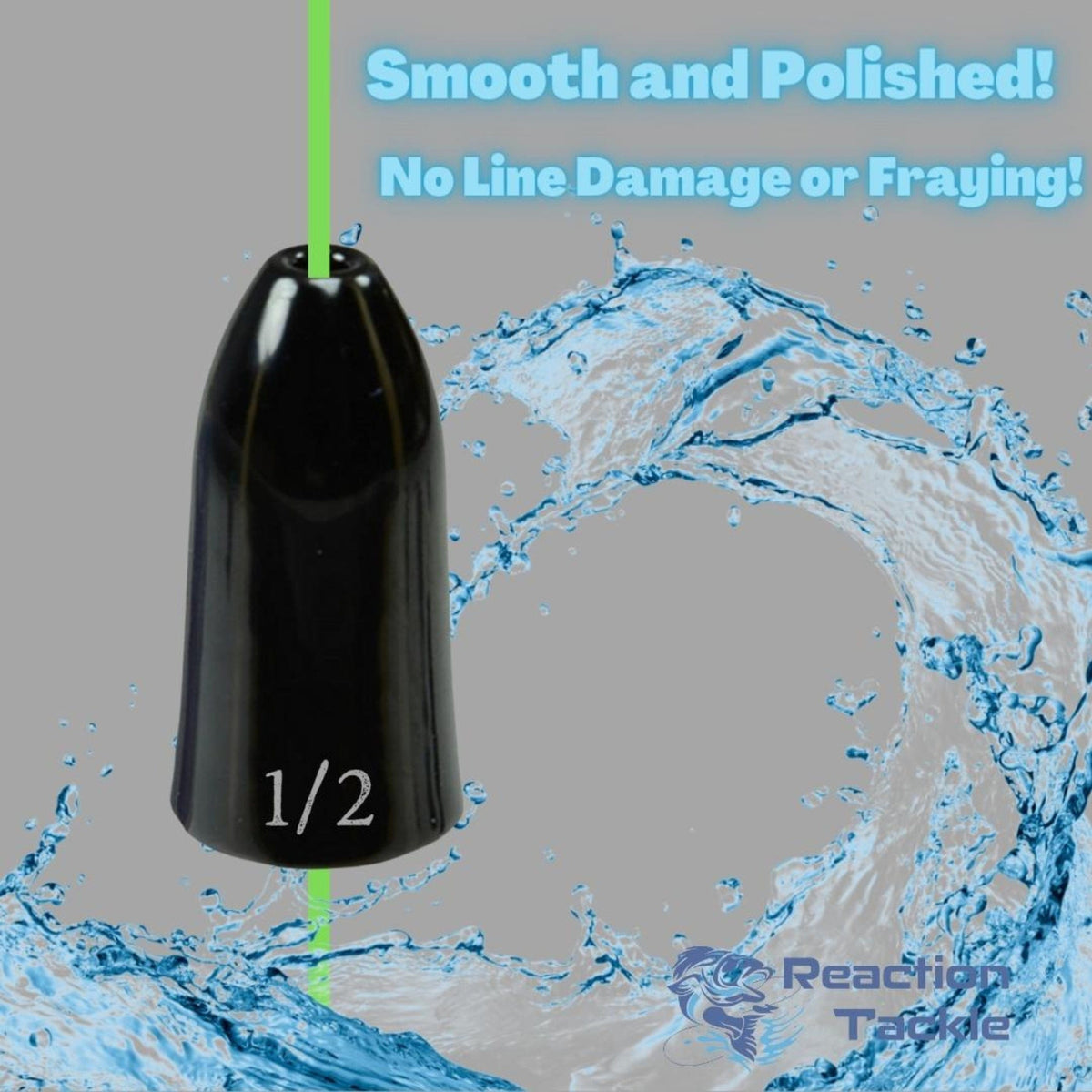 Tungsten Weights Reaction Tackle Tungsten Worm Weights / Bullet Sinkers Reaction Tackle Tungsten Worm Weights – Pescador Fishing Supply