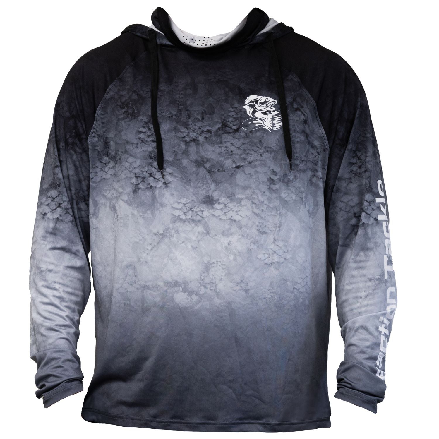 Fishing Shirt Reaction Tackle UPF 50+ Hooded Gaiter Long Sleeve Fishing Shirt Reaction Tackle UPF 50+ Hooded Gaiter Shirt - Pescador Fishing Supply