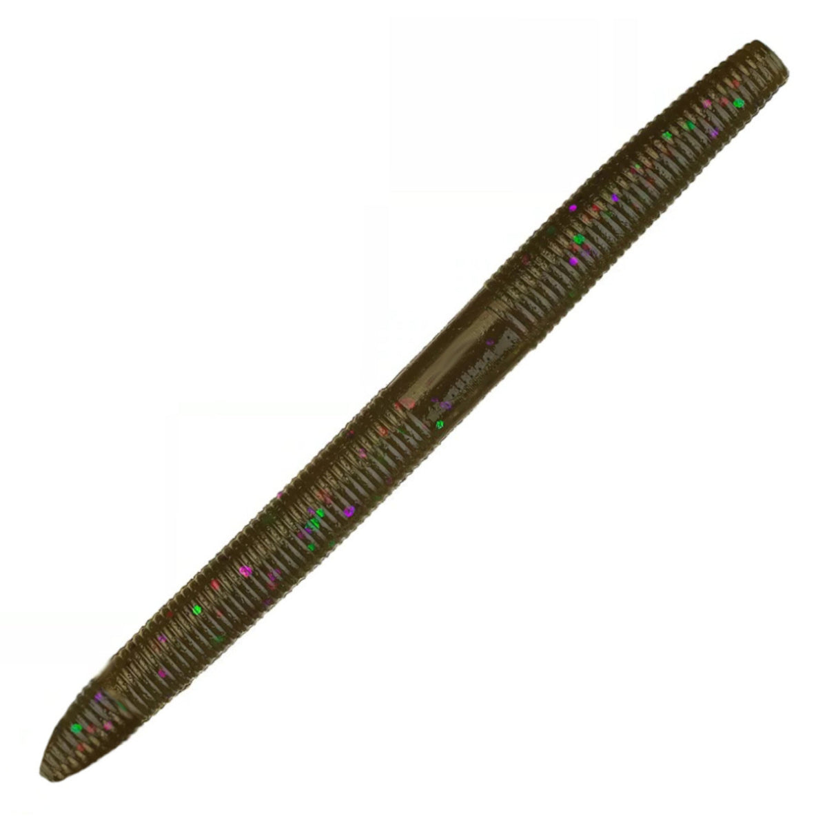 Wacky Worms Reaction Tackle Wacky Worms 5.5in – 24-Pack Green Pumpkin Multi Flake Reaction Tackle Wacky Worms 5.5in 24-Pack – Pescador Fishing Supply  