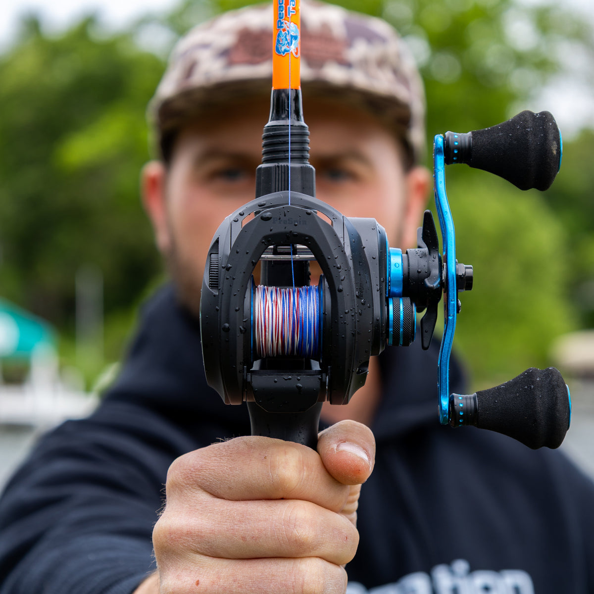 Braided Fishing Line Reaction Tackle X8 Braided Fishing Line – USA Camo Reaction Tackle X8 USA Camo Braided Line – Pescador Fishing Supply