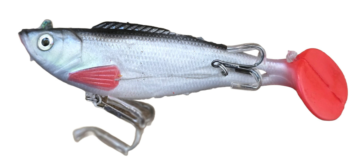 Whack Em Max Shad Pre-Rigged Paddle Tail Swimbait
