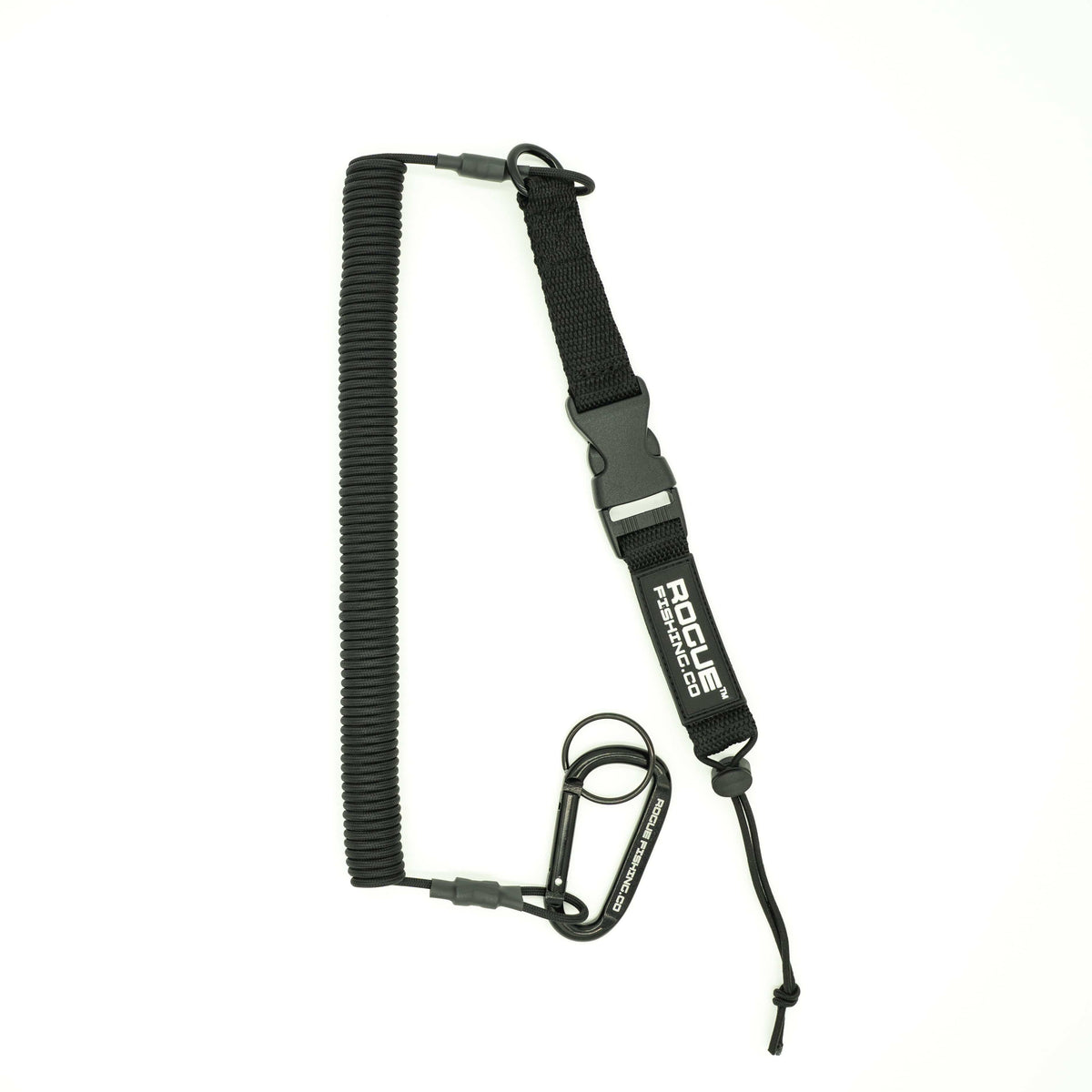 Gear Tethers Rogue Fishing Co. The Defender™ Rod & Paddle Leash Black The Defender™ Rod & Paddle Leash - Pescador Fishing Supply