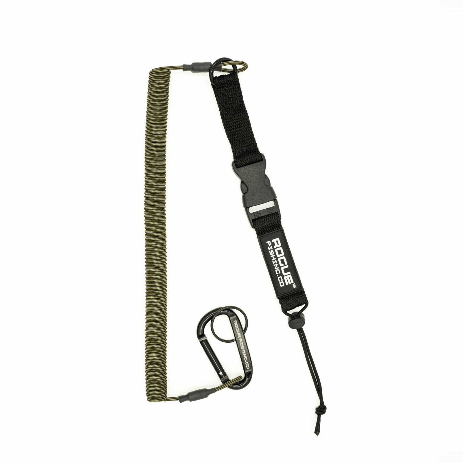 Gear Tethers Rogue Fishing Co. The Defender™ Rod & Paddle Leash Green The Defender™ Rod & Paddle Leash - Pescador Fishing Supply