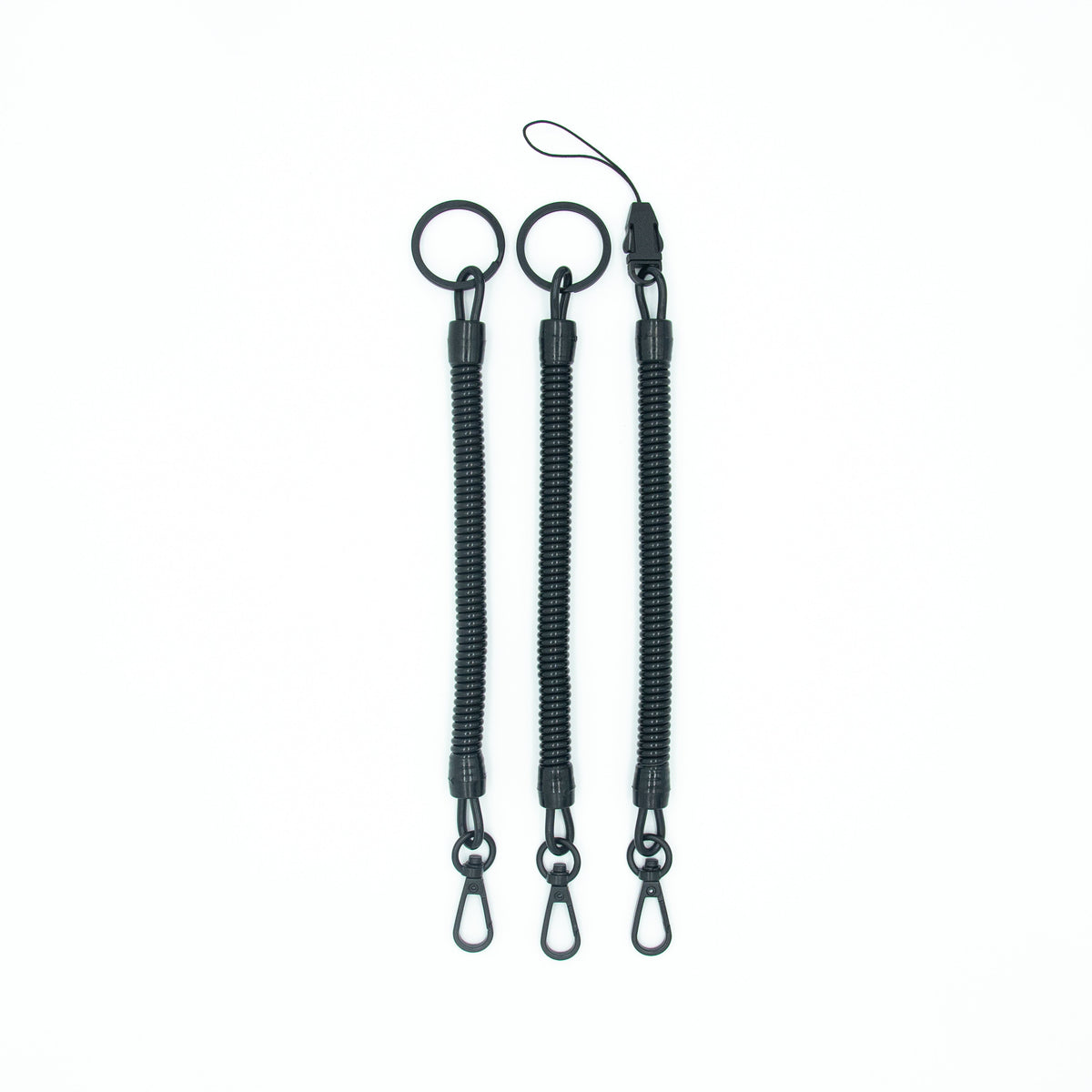 Gear Tethers Rogue Fishing Co. The Guardian™ Micro Series Leash 3-pack Split Ring x2; Quick Connect x1 The Guardian™ Micro Series Leash - Pescador Fishing Supply
