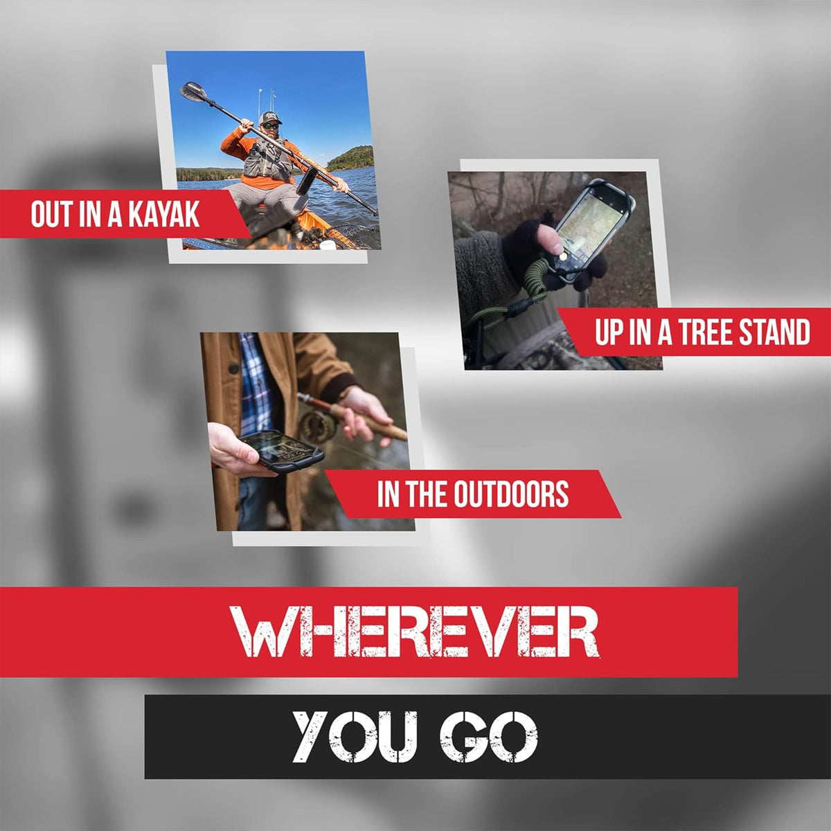 Gear Tethers Rogue Fishing Co. The Protector™ Phone Tether XD The Protector™ Phone Tether XD - Pescador Fishing Supply