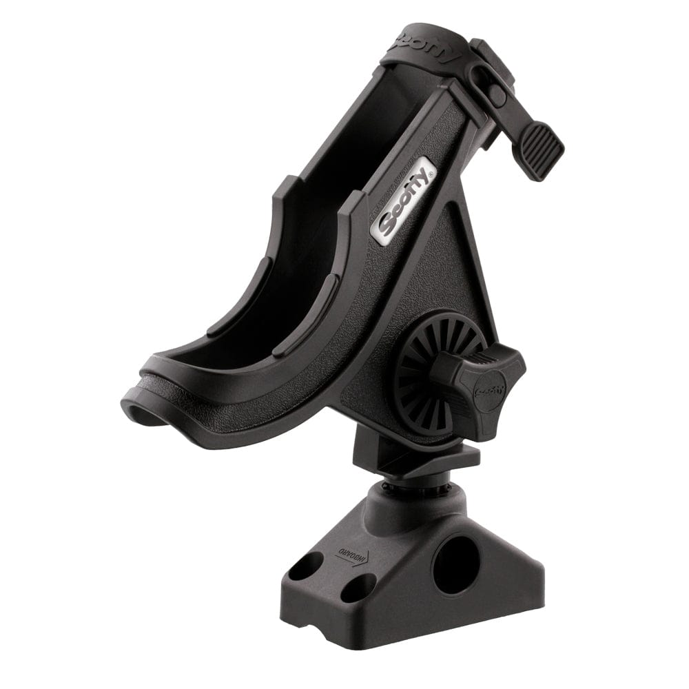 Kayak Accessories Scotty 280 Bait Caster/Spinning Rod Holder w/241 Deck/Side Mount - Black