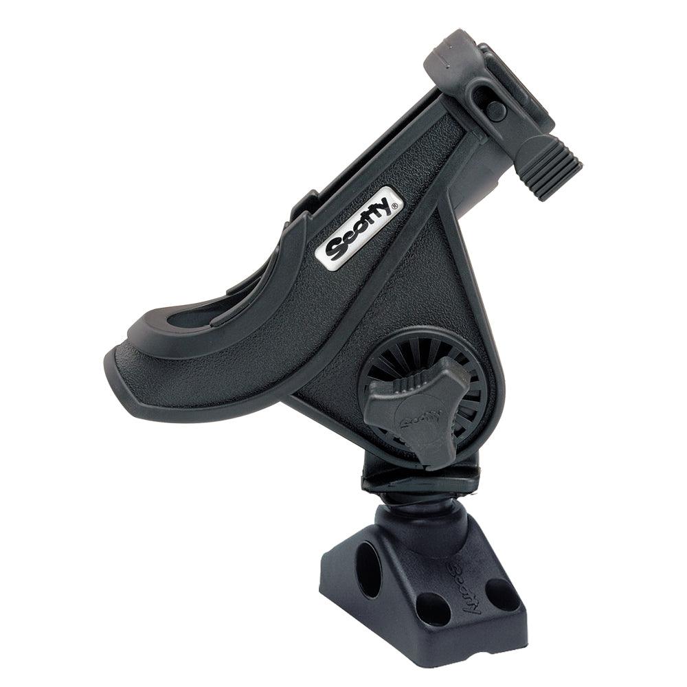 Rod Holders Scotty 280 Bait Caster/Spinning Rod Holder w/241 Deck/Side Mount - Black Scotty 280 Bait Caster/Spinning Rod Holder w/241 Deck/Side Mount - Black