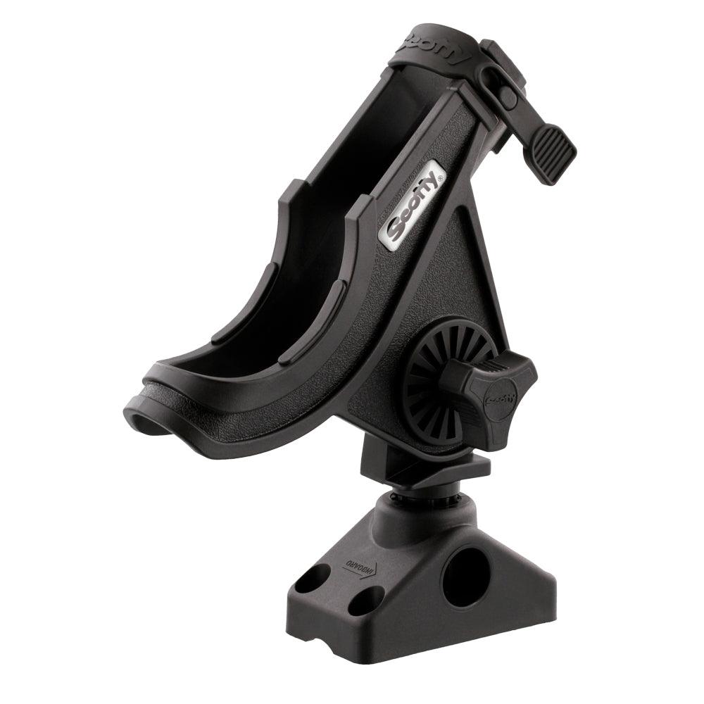 Rod Holders Scotty 280 Bait Caster/Spinning Rod Holder w/241 Deck/Side Mount - Black Scotty 280 Bait Caster/Spinning Rod Holder w/241 Deck/Side Mount - Black