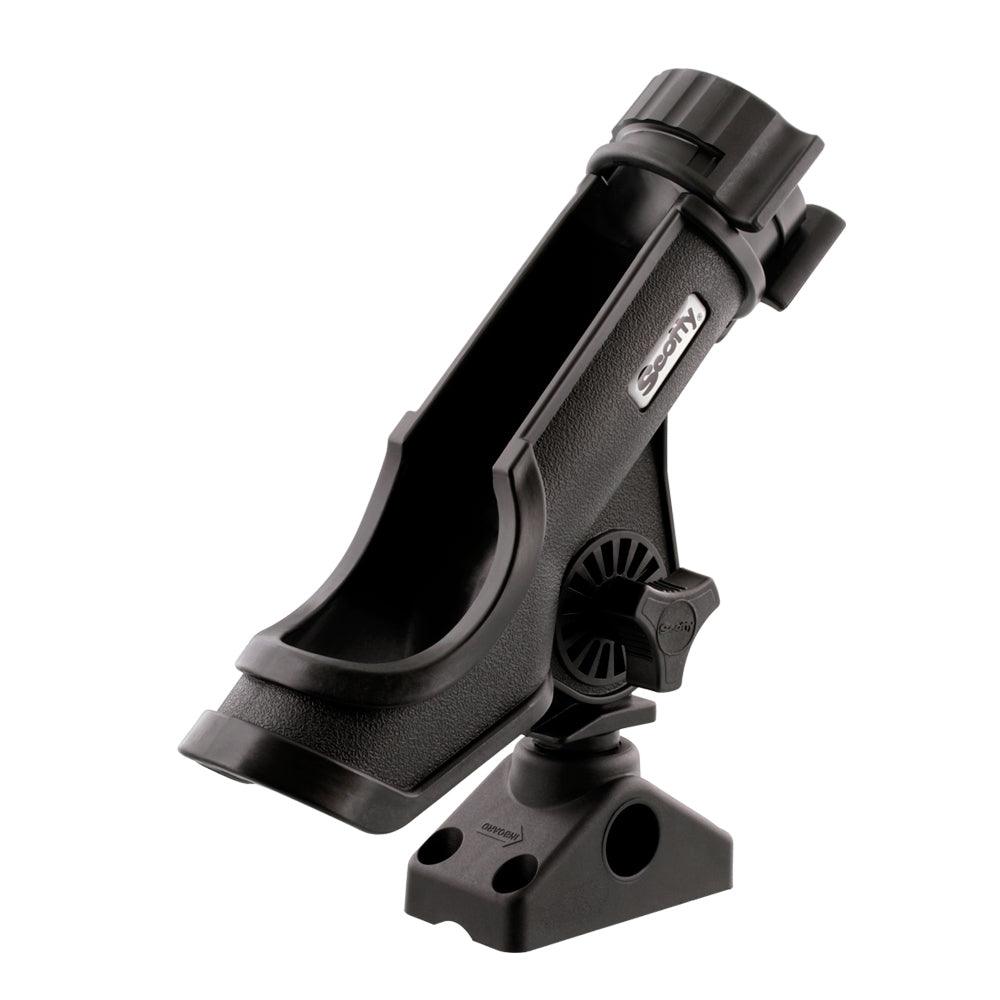 Rod Holders Scotty Powerlock Rod Holder Black w/241 Side/Deck Mount Scotty Powerlock Rod Holder Black w/241 Side/Deck Mount