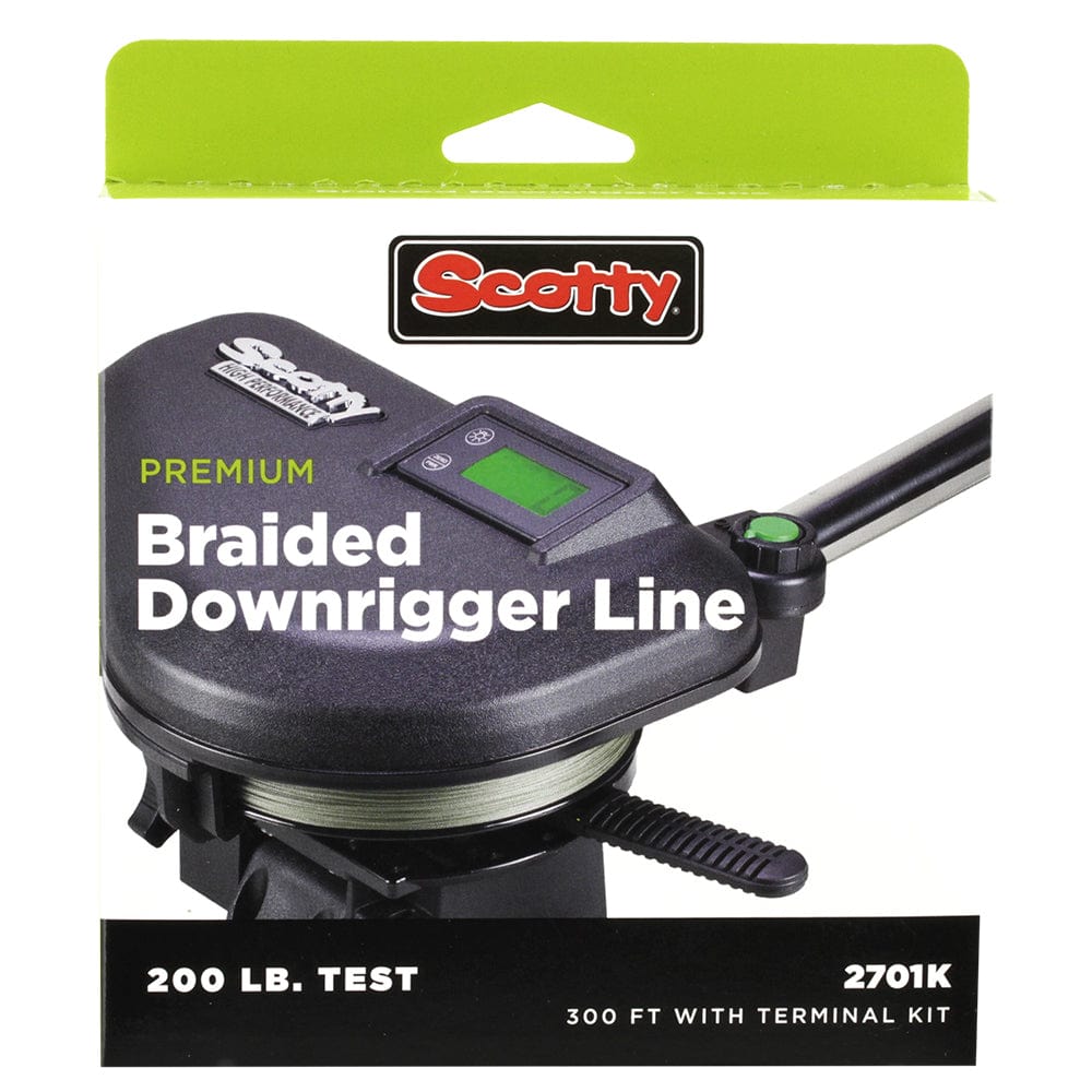 Kayak Accessories Scotty Premium Power Braid Downrigger Line - 300ft of 200lb Test Scotty Premium Power Braid Downrigger Line | Pescador Fishing Supply