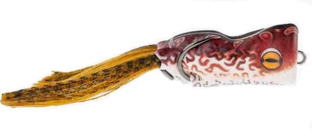 Baits Scum Frog Painted Trophy Series Popper Toadly Cool Scum Frog Painted Trophy Series Popper | Pescador Fishing Supply