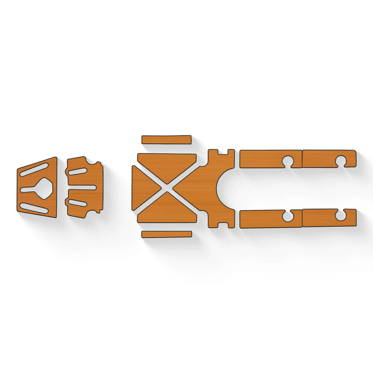 Vibe Sea Ghost 110 Premium Deck Padding Kit