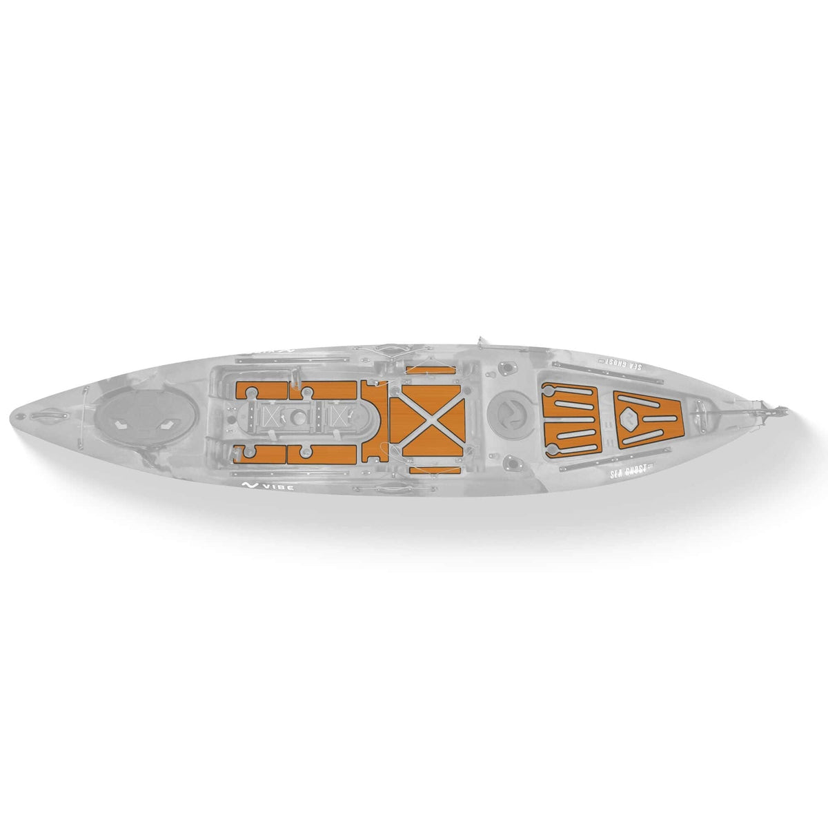 Deck Padding Sea Ghost 130 Premium Deck Padding Teak Sea Ghost 130 Premium Deck Padding