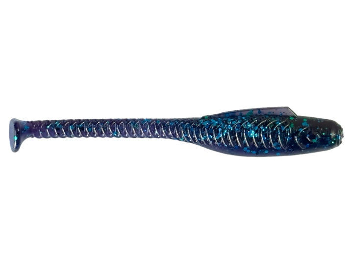 Shad Trixx 4.25" Junebug Shad Trixx 4.25"