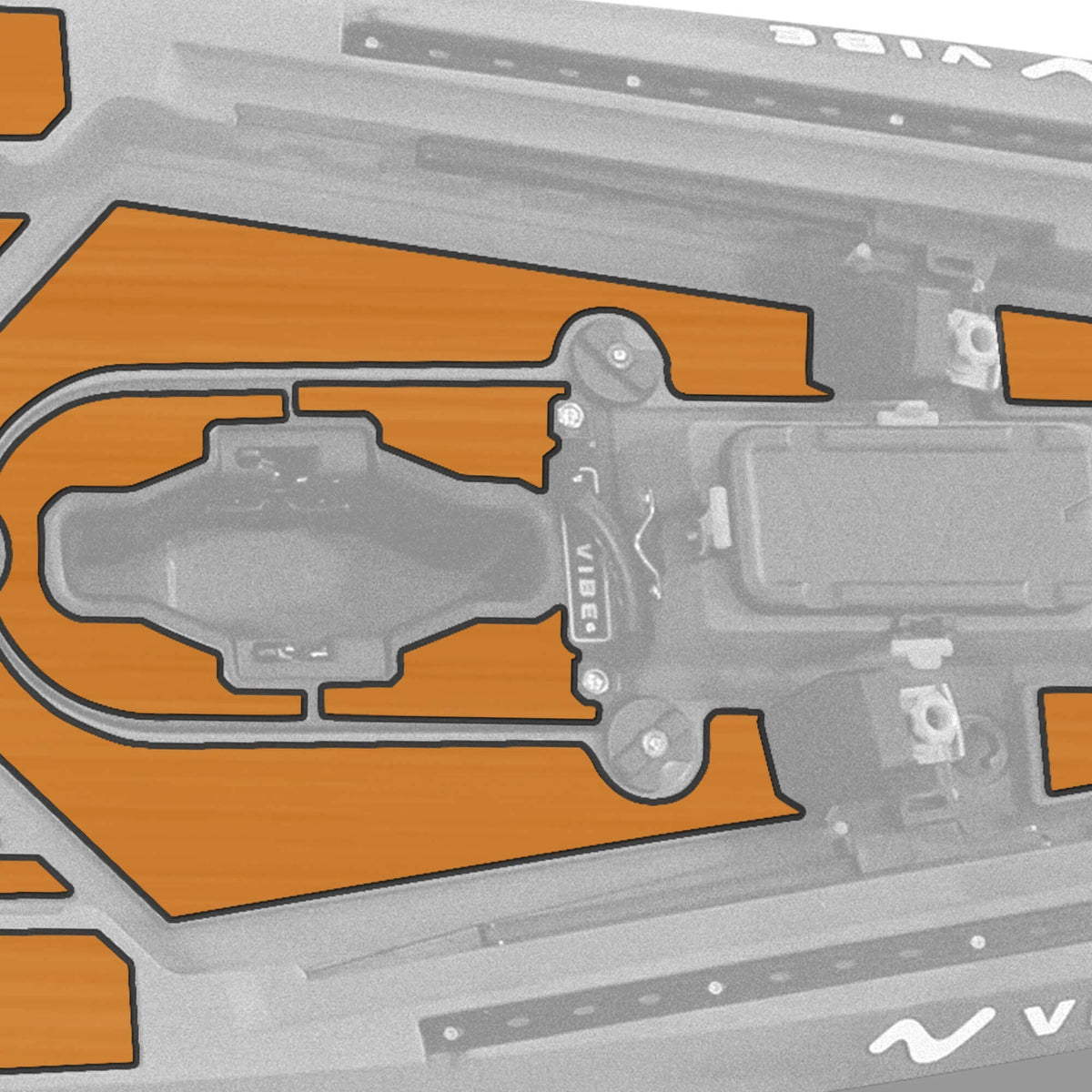 Vibe Shearwater 125 Premium Deck Padding Kit