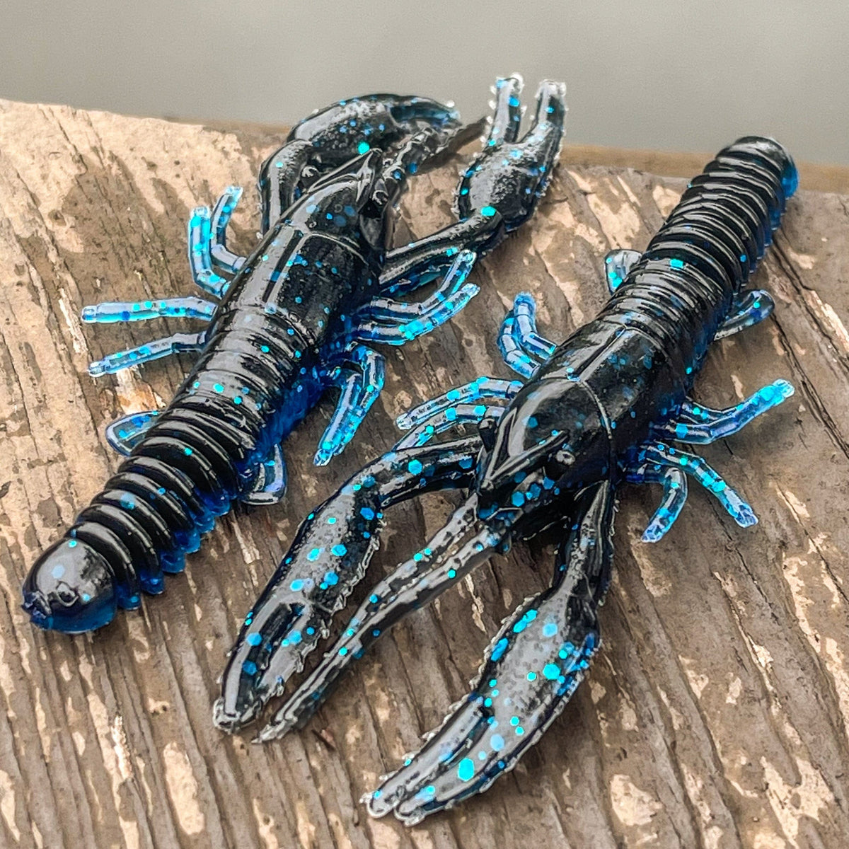 soft plastic Sidewinder (Creature) 3" - 10 Count 3 inch / Black and Blue Sidewinder (Creature) 3" - 10 Count