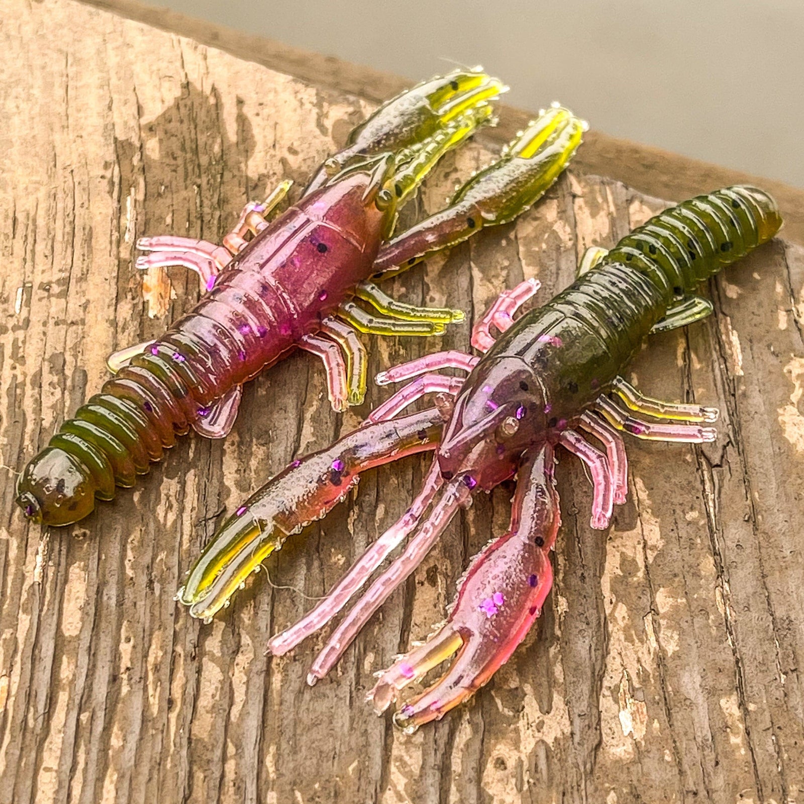 soft plastic Sidewinder (Creature) 3" - 10 Count 3 inch / Green Pumpkin Sidewinder (Creature) 3" - 10 Count
