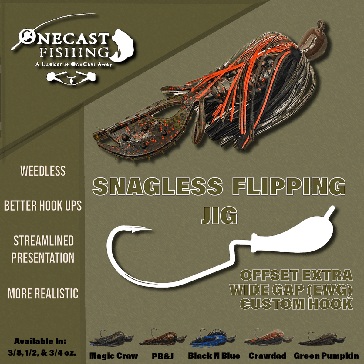Snagless Flipping Jig Snagless Flipping Jig