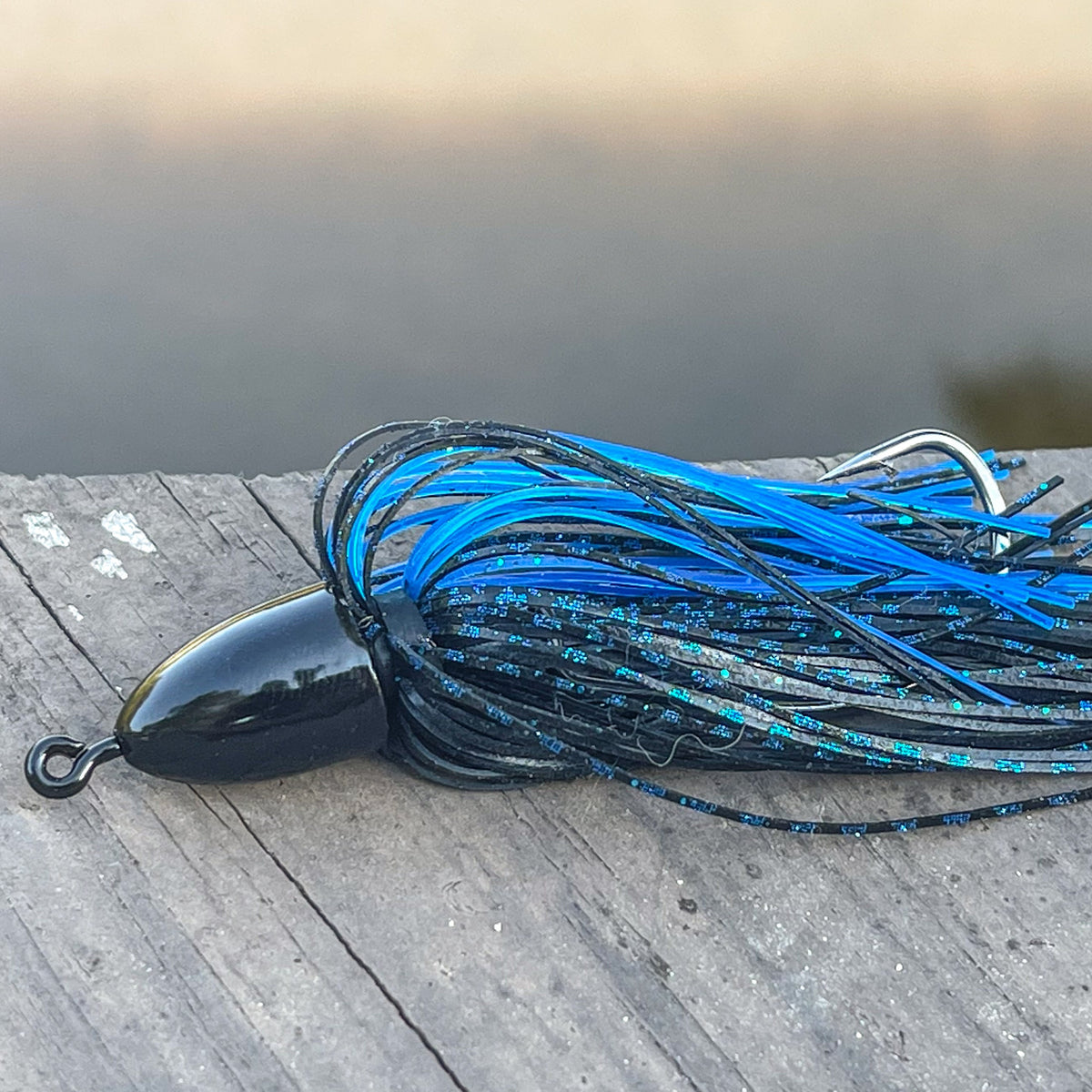 Snagless Punch Jig 3/4 oz. / Black and Blue Snagless Punch Jig