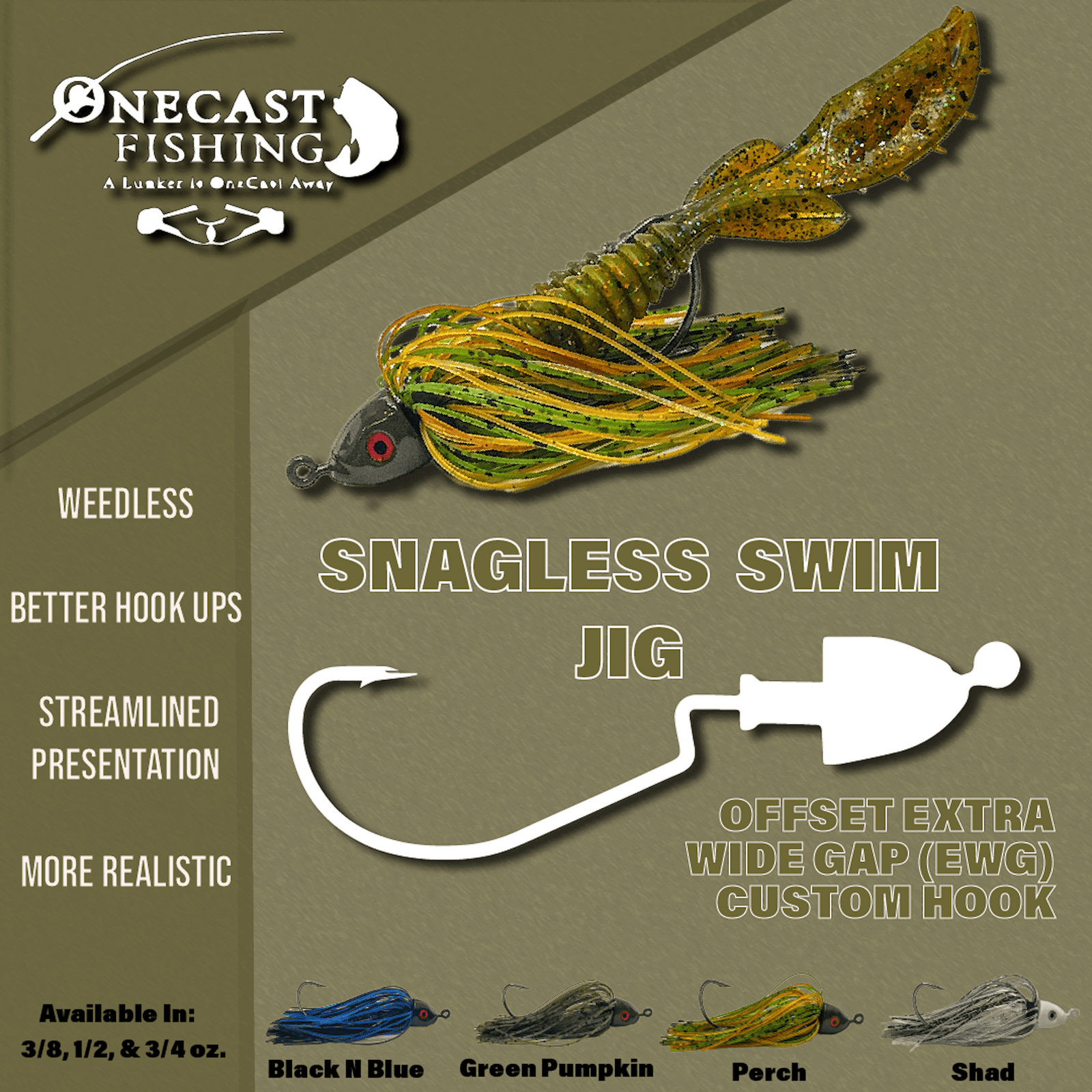 Snagless Swim Jig Snagless Swim Jig