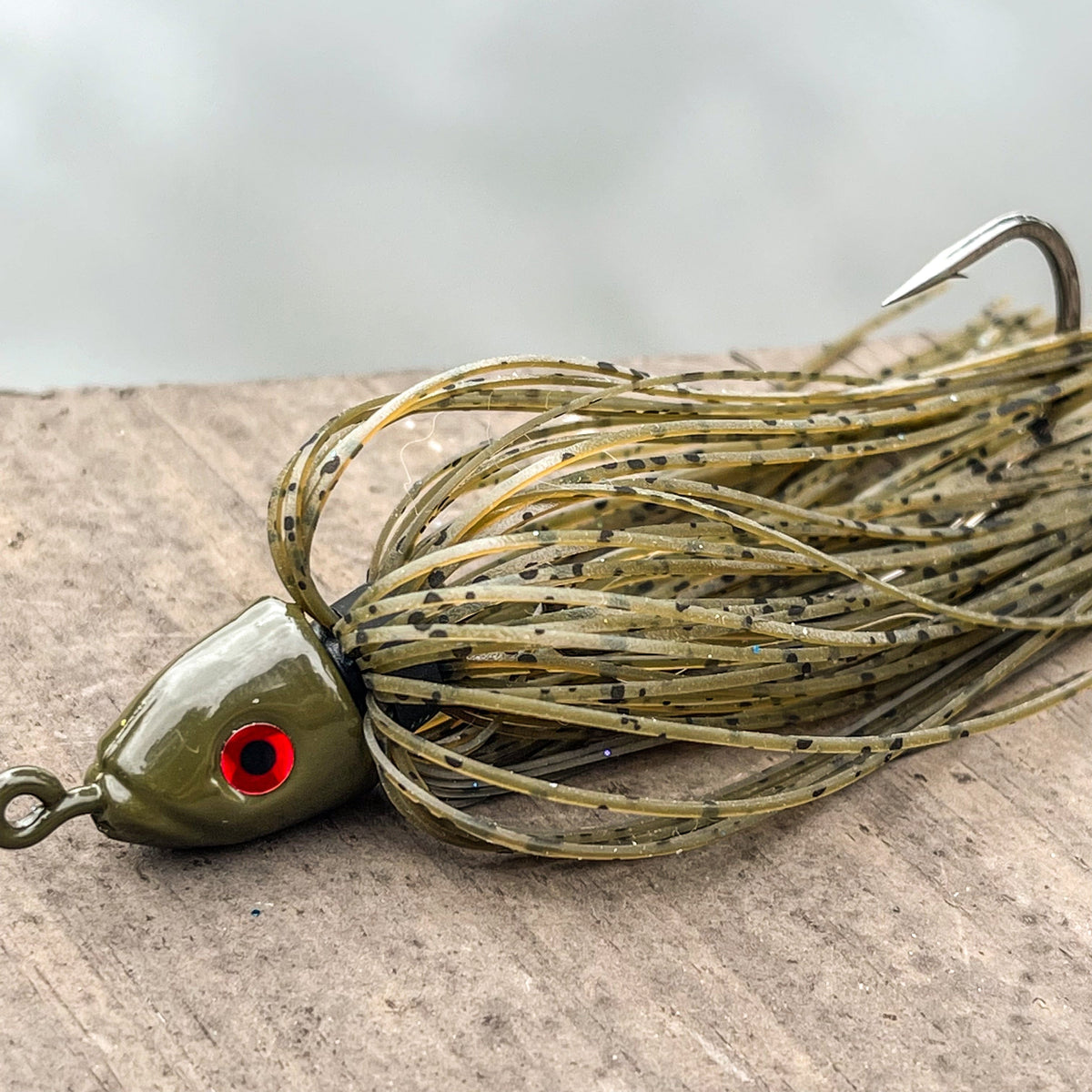 Snagless Swim Jig 3/8 oz. / Green Pumpkin Snagless Swim Jig
