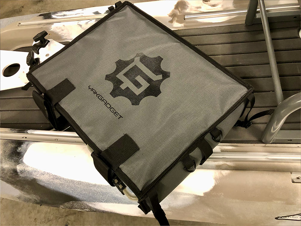 YakGadget QuadBox™ Flex Under Seat Kayak Storage System
