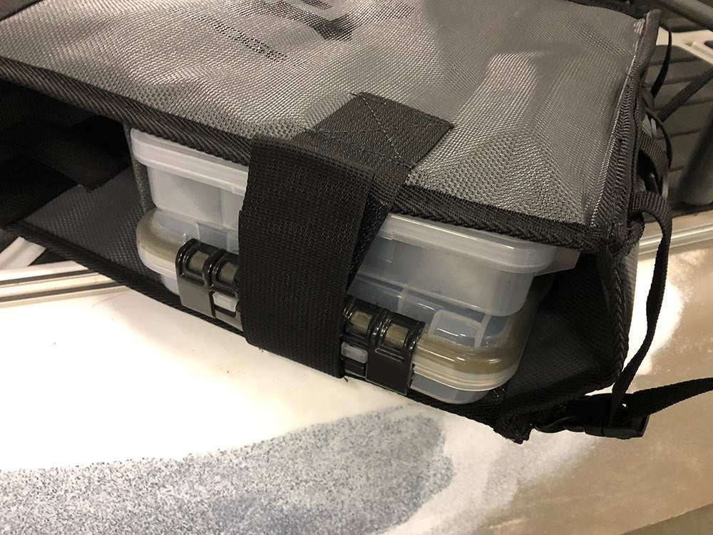 YakGadget QuadBox™ Flex Under Seat Kayak Storage System