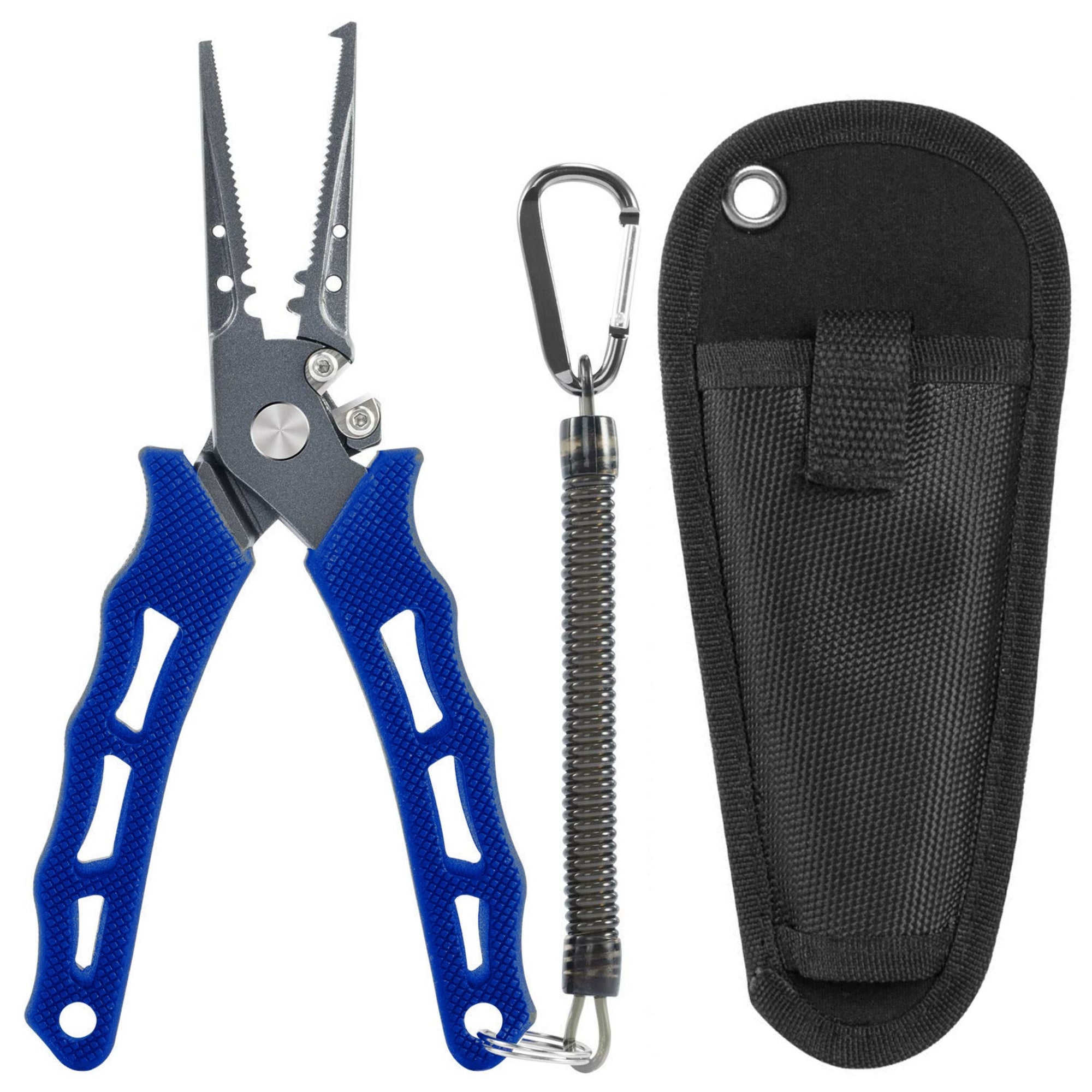Reaction Tackle 7-Inch Stainless Steel Fishing Pliers with Teflon Coating