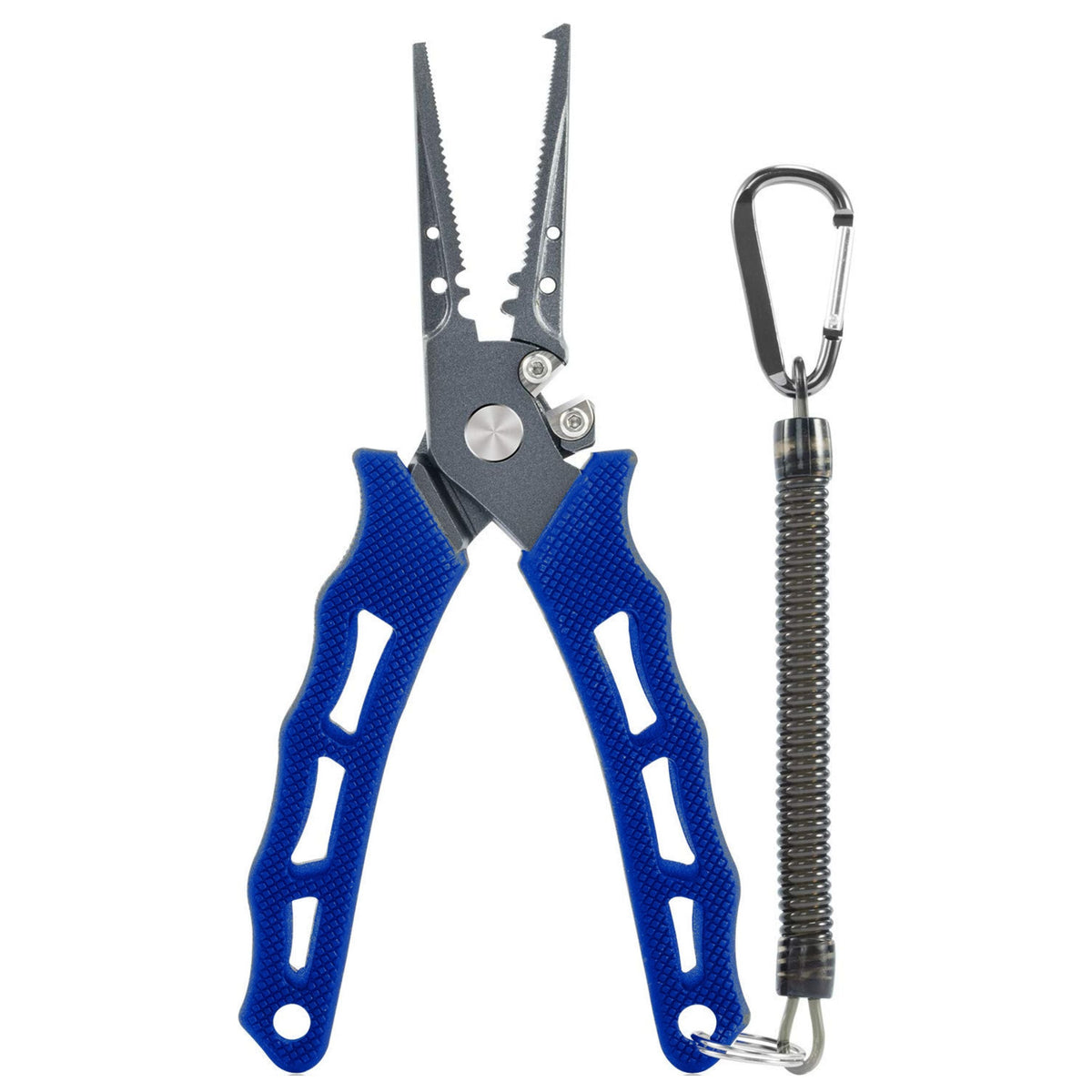Reaction Tackle 7-Inch Stainless Steel Fishing Pliers with Teflon Coating