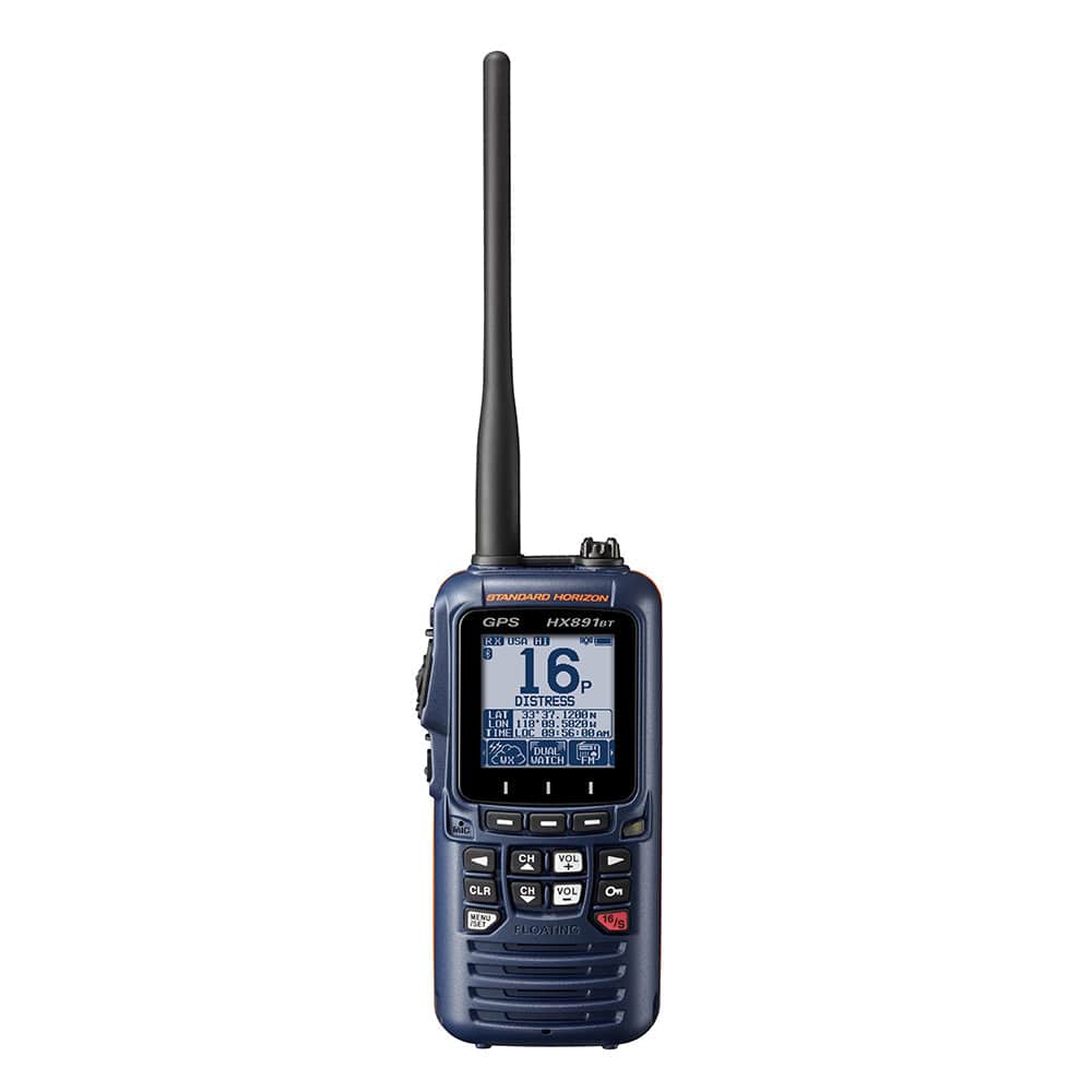 Kayak Accessories Standard Horizon HX891BT Handheld VHF w/Bluetooth - Navy Blue Standard Horizon HX891BT Handheld VHF | Pescador Fishing Supply