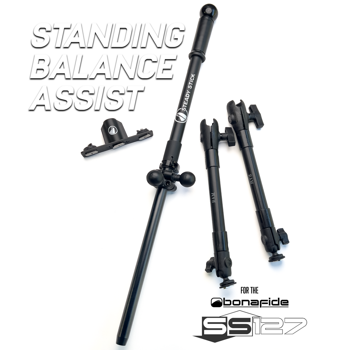 Stand-Assist Systems Steady Stick for Bonafide SS127 – Adjustable Stand Assist Configuration 2 (w/out crossbar) Steady Stick for Bonafide SS127 – Adjustable Stand Assist