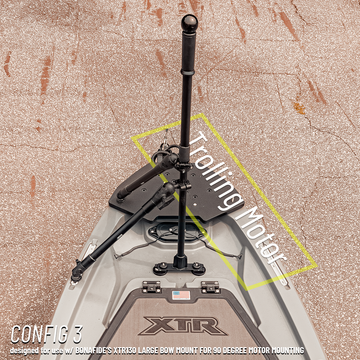 Stand-Assist Systems Steady Stick for Bonafide XTR 130 – Adjustable Stand Assist Steady Stick for Bonafide XTR 130 – Kayak Stand Assist