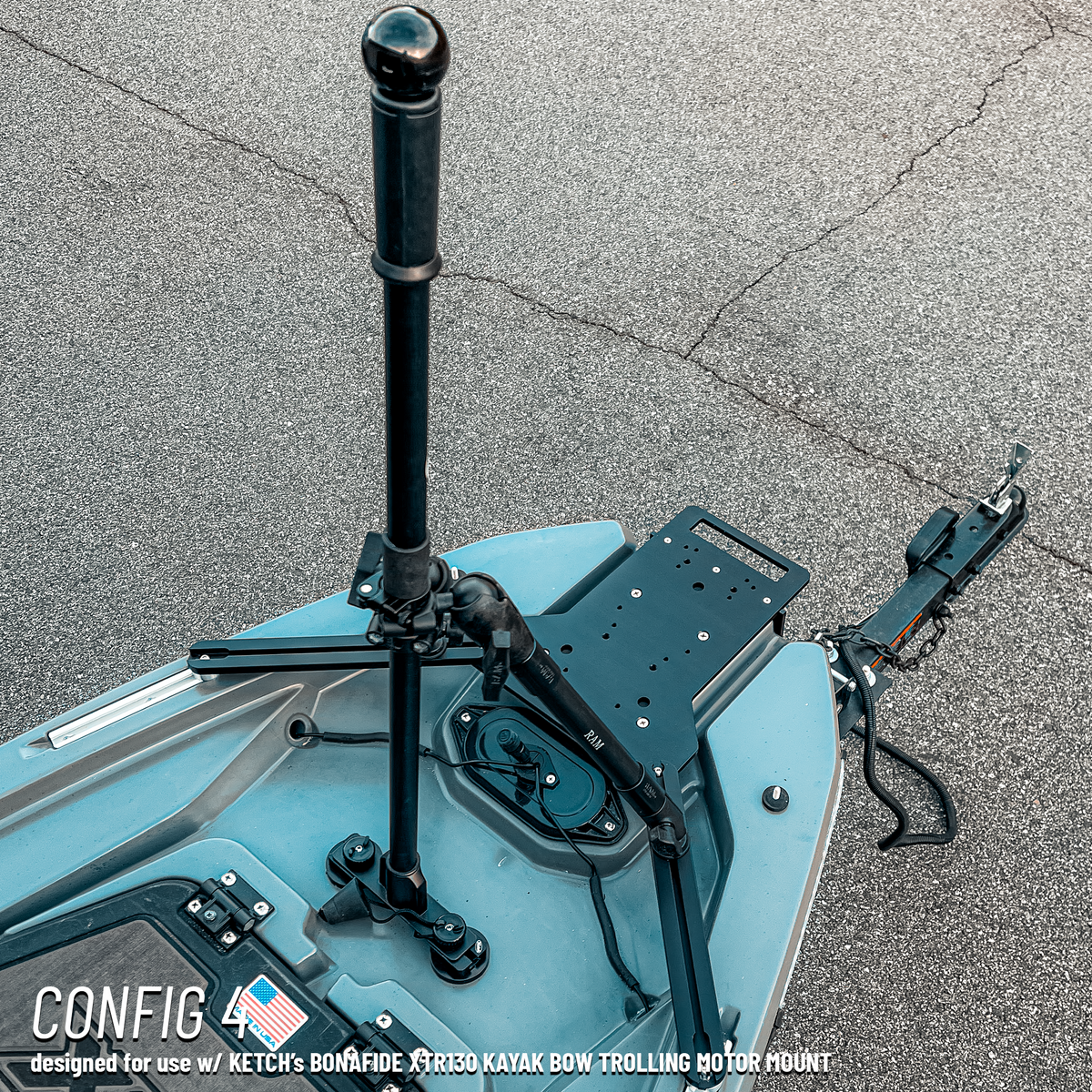 Stand-Assist Systems Steady Stick for Bonafide XTR 130 – Adjustable Stand Assist Steady Stick for Bonafide XTR 130 – Kayak Stand Assist