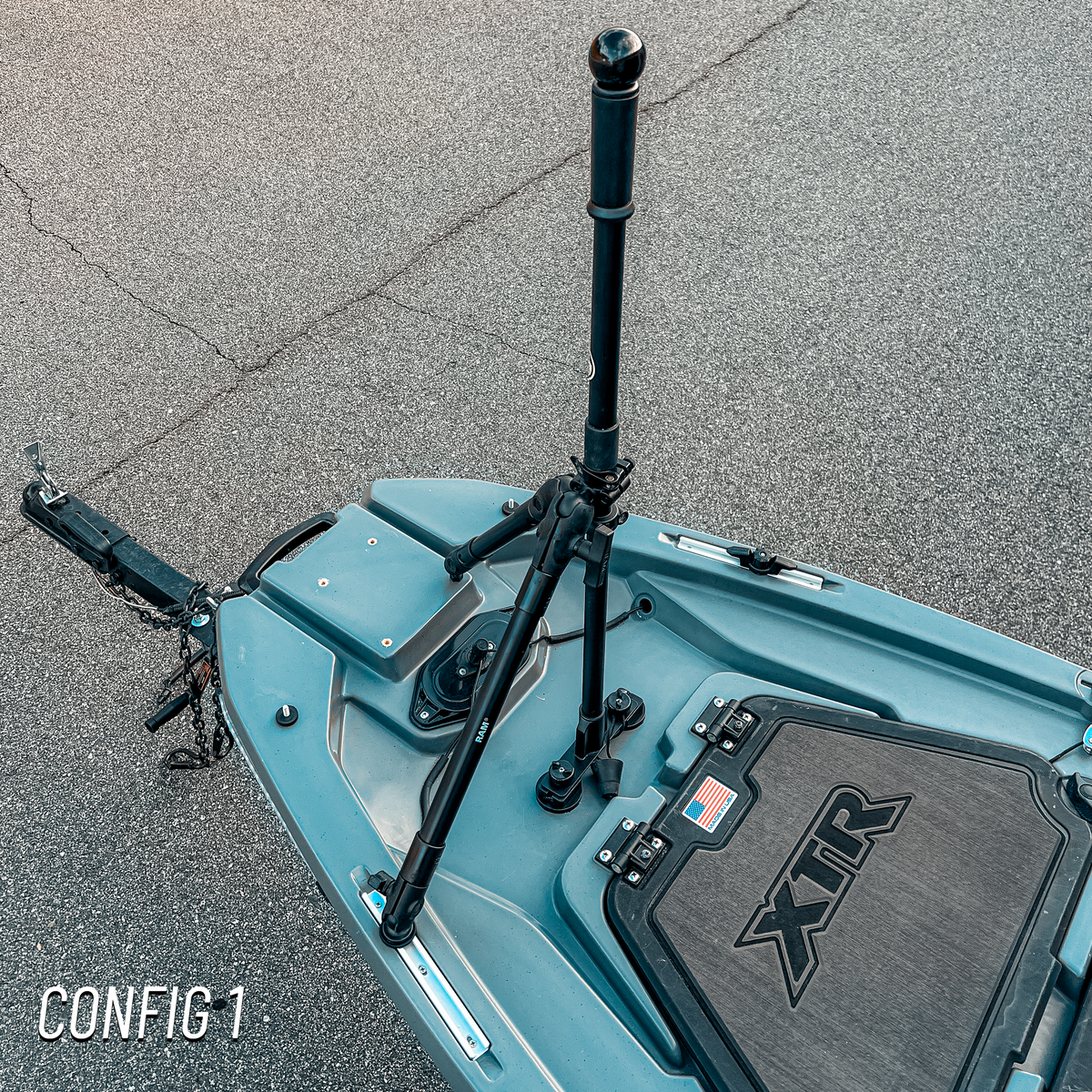 Stand-Assist Systems Steady Stick for Bonafide XTR 130 – Adjustable Stand Assist Steady Stick for Bonafide XTR 130 – Kayak Stand Assist