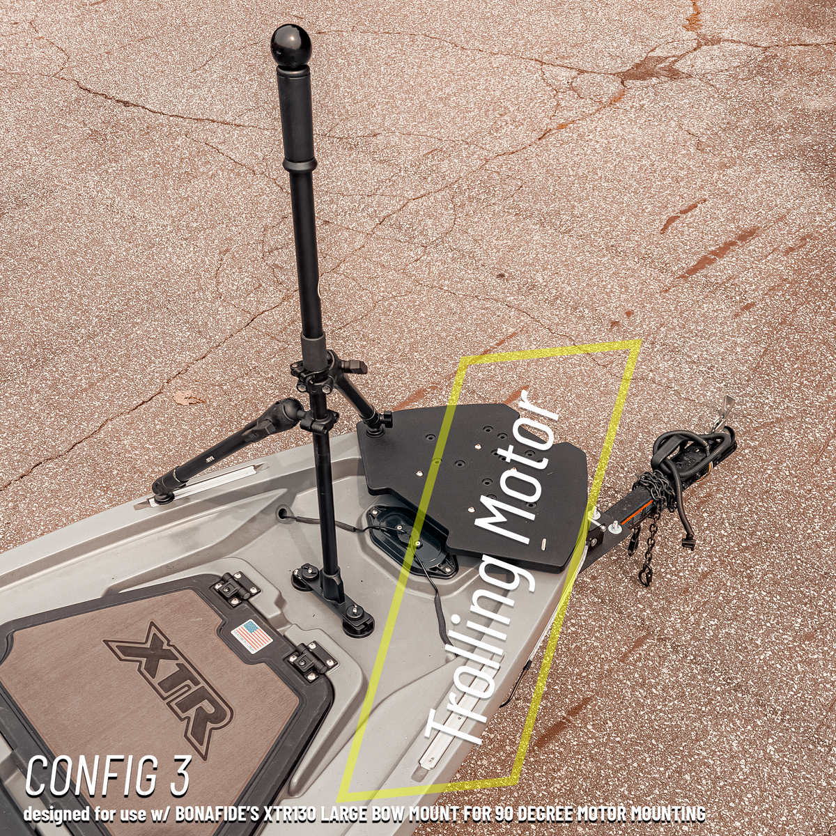 Stand-Assist Systems Steady Stick for Bonafide XTR 130 – Adjustable Stand Assist Steady Stick for Bonafide XTR 130 – Kayak Stand Assist