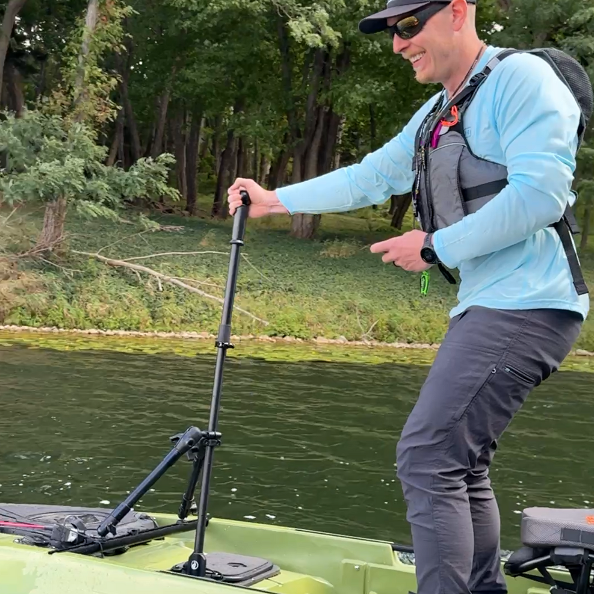 Stand-Assist Systems Steady Stick for Wilderness Systems Tactical Pro 128 – Stand Assist System Wilderness Systems Tactical Pro 128 Stand Assist – Steady Stick