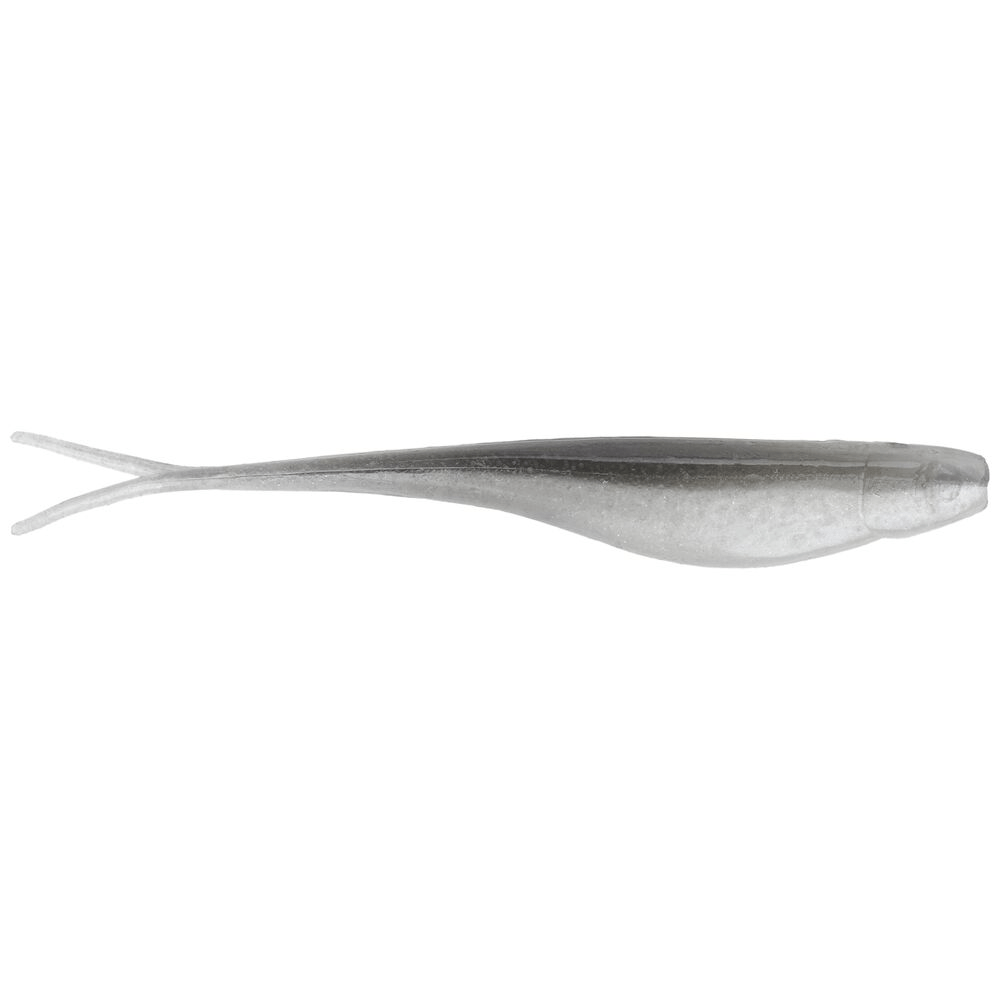 Baits Strike King 3.5&quot; Baby Z-Too Soft Jerkbait 4 Pack Gray Glimmer Pearl Belly Strike King 3.5&quot; Baby Z-Too Soft Jerkbait- Pescador Fishing Supply