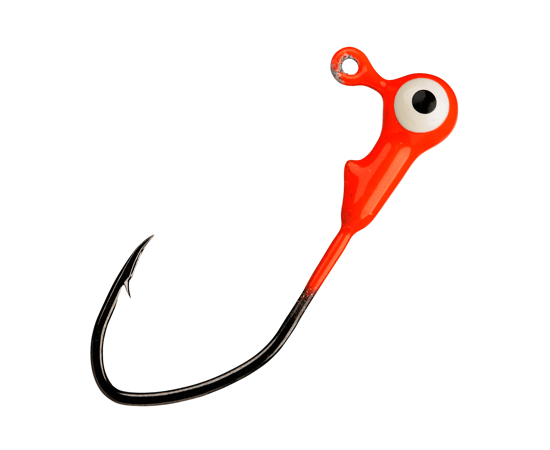 Baits Strike King Mr. Crappie Jig Head Slab Slasher Hook Fluorescent Orange Strike King Mr. Crappie Jig Head Slab Slasher Hook | Pescador Fishing Supply