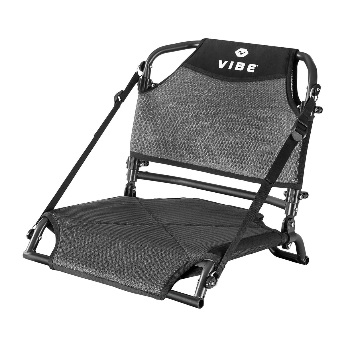Adjustable kayak seat for sight fishing