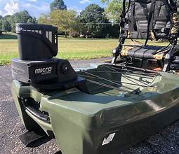 no-drill power pole mount for Bonafide kayak