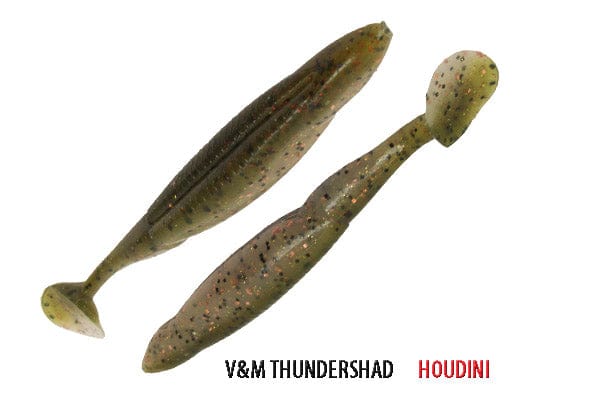 Soft Plastic Thunder Shad 3.5" / Houdini Thunder Shad