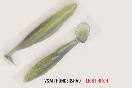 Soft Plastic Thunder Shad 3.5" / Light Hitch Thunder Shad