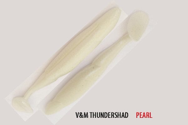 Soft Plastic Thunder Shad 3.5" / Pearl Thunder Shad