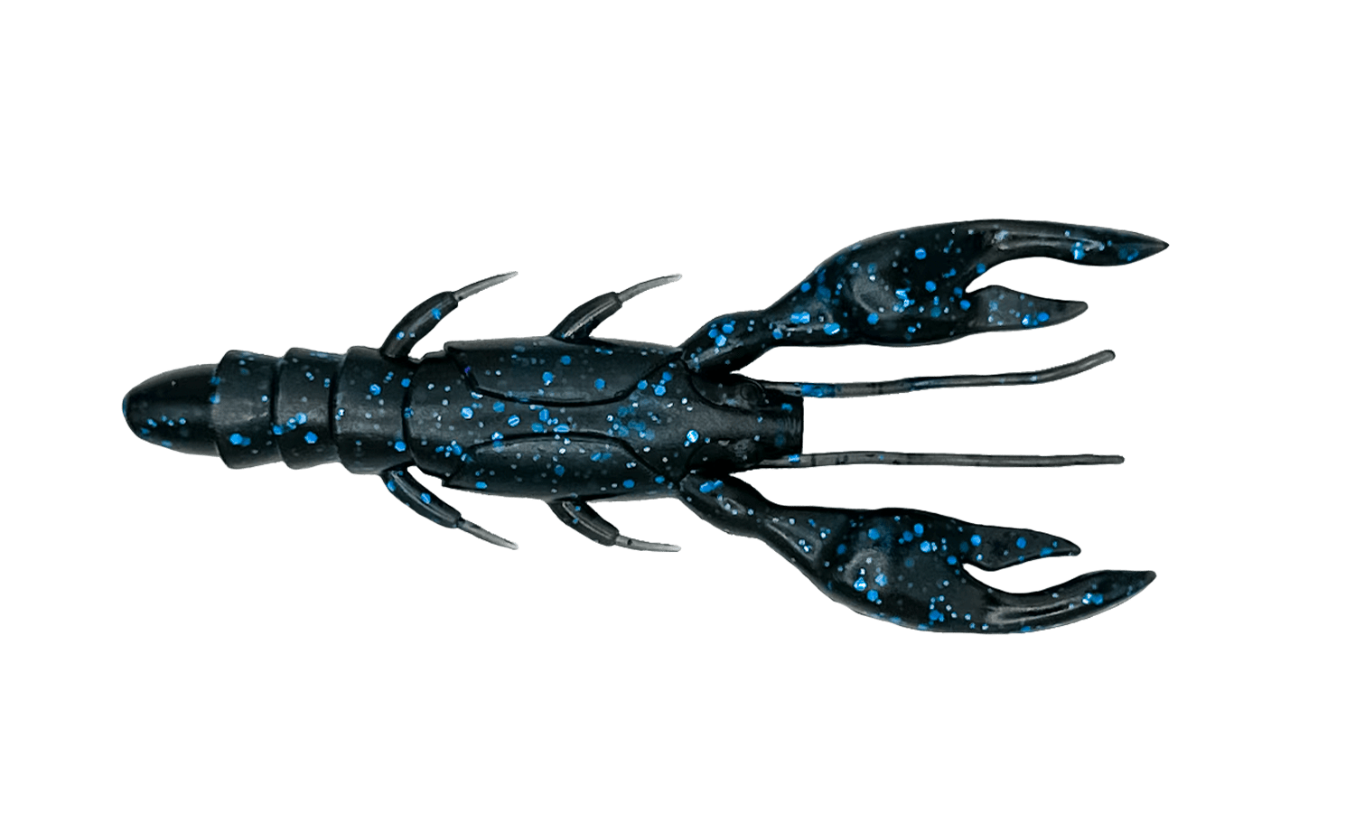 Fishing Lures Toad Thumper Bad Craw - Black Blue Flake (Pack of 7) Toad Thumper Lure Co. Bad Craw - Pescador Fishing Supply